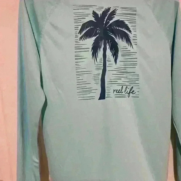 Reel Life Long Sleeve UV‎ Tee Sz M - Picture 4 of 10